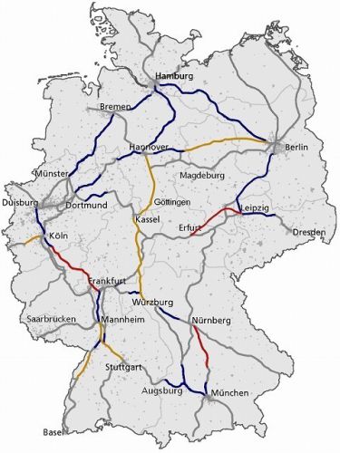 16年夏ドイツ遠征~ミュンヘン中央駅での国際列車