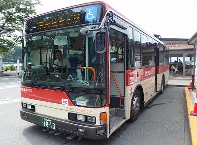 2017年8月19日箱根登山バス R箱根新道線(元箱根港~箱根湯本駅)