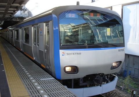 相鉄線の8両編成列車が3月改正から順次増発
