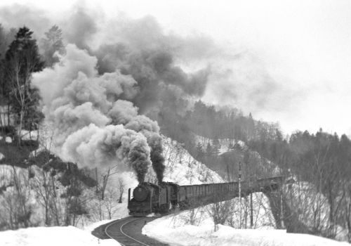 夕張鉄道 さよなら撮影会の錦沢で96重連が吠えた(8)