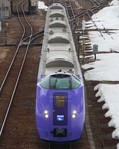 キハ261系5000番台ラベンダー編成、宗谷線特急で使用中!!