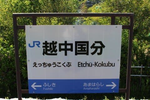 JR西日本 越中国分駅