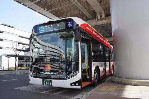 【南海バス】関西空港内の燃料電池バスに乗ってみました(2022.4.16)