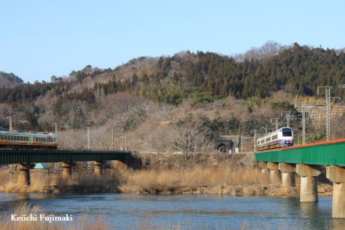 いなほ10号と 7号 臨時列車かとおもう