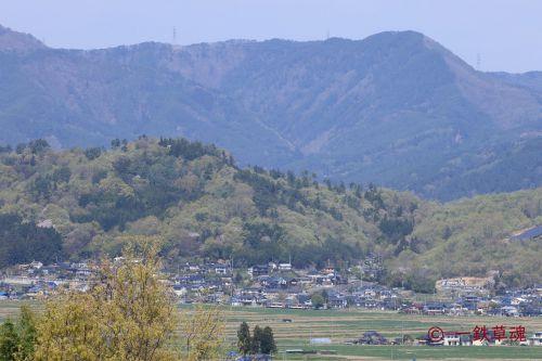 萌黄色の塩田平と上田電鉄