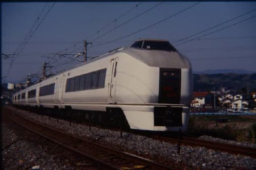 常磐線651系 泉駅の腕木式信号機 1997-04-26