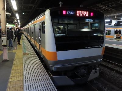 JR東日本E233系 JR東日本中央本線各駅停車武蔵五日市箱根ヶ崎行き