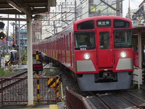 西武鉄道 多摩湖線を走る9000系 9103Fの前照灯も(再び)LEDに