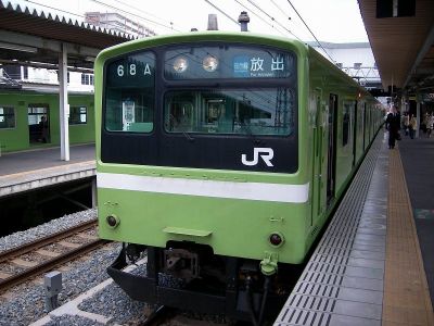JR西日本201系 おおさか東線放出行き(幕)