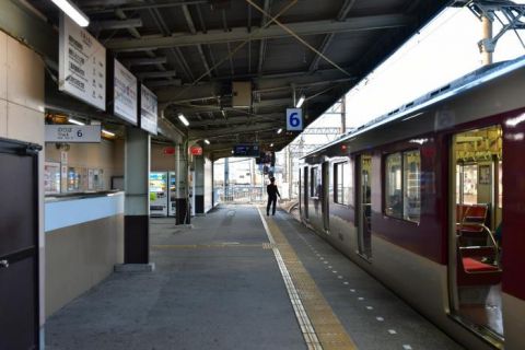 近鉄名古屋線　白塚駅　12月日帰り電車旅END