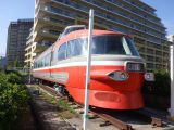 駅前モニュメント820 小田急開成駅 ロンちゃん(小田急3100形3181号)