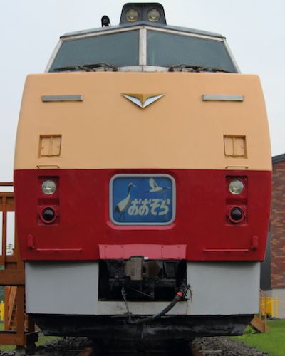 今年も道の駅「あびらD51ステーション」でキハ183系スラントノーズ車がお披露目中