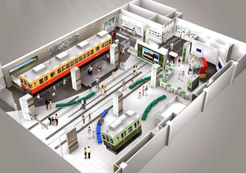 【京阪電鉄】5000系車両をKUZUHA MALL内「SANZEN-HIROBA」に復刻展示へ(2023年春)