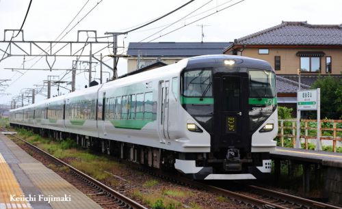 JTB 長岡祭り大花火大会2日目 団体列車 E257系5000番台 OM-93