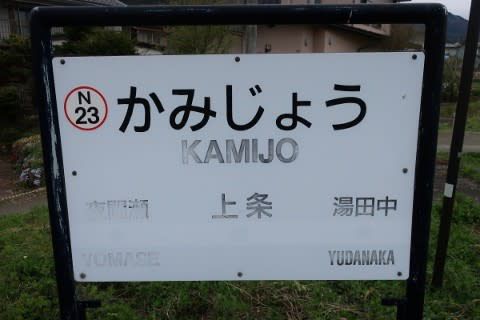 長野電鉄 上条駅
