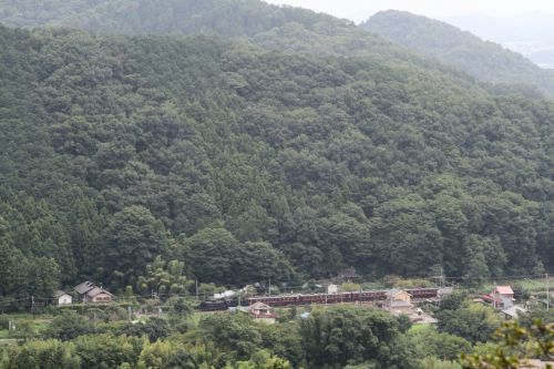 波久礼駅通過から始まる小さな白煙 - 2022年初秋・秩父鉄道 -