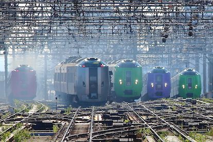 今年も実現した札幌駅先端から眺められる5並び