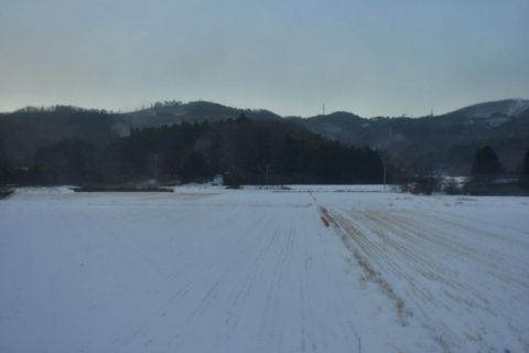 東北本線 雪の中県境越え郡山駅へ 4日目END