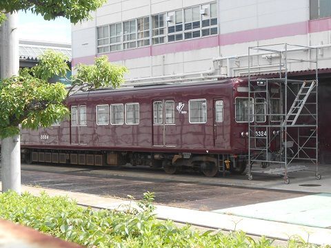 本日の阪急正雀車庫観察よりC#3324を観察する