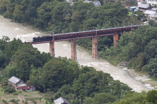 濁った荒川 - 2022年・秩父鉄道 -
