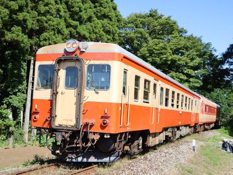 いすみ鉄道6-6(新田野~国吉 急行101D キハ52 125 + キハ28 2346)