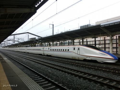 続続・JR熊谷駅にて(2017.10)─あさま618号とあさま613号。