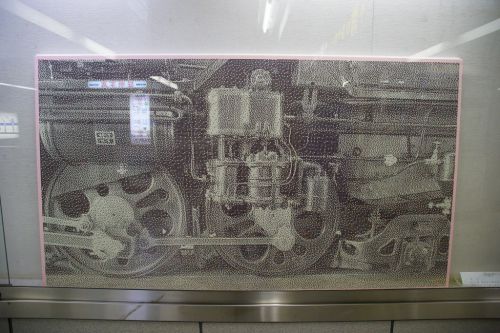 【四つ橋線】西梅田駅にまたもや「切符パンチアート」が登場