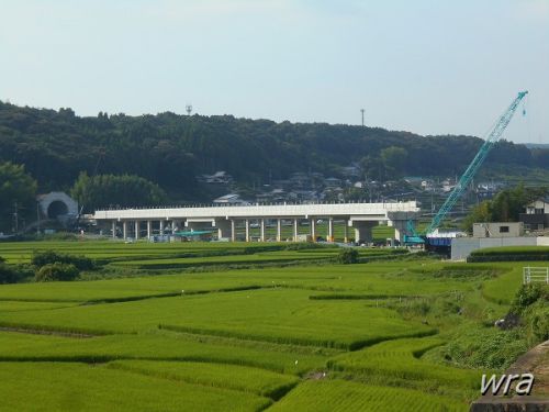 長崎新幹線建設中!ダンプ行きかう本明町を行く(長崎県諫早市)