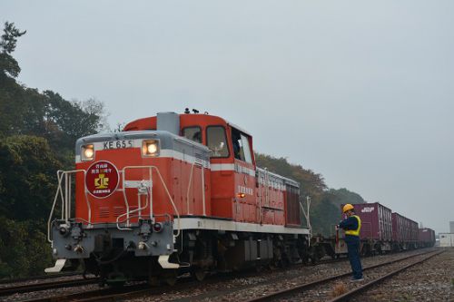 11月18日撮影 その11 衣浦臨海鉄道 午後の撮影会⑤511レ発車
