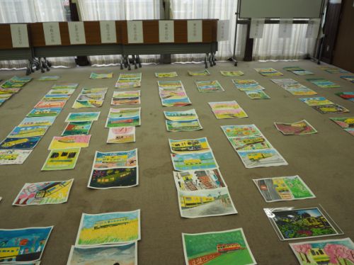 いすみ鉄道絵画展審査会