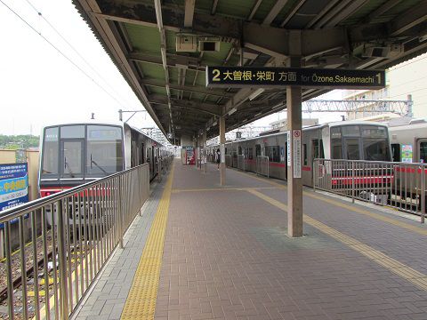 日中はまったりした感じの、名鉄瀬戸線の終点「尾張瀬戸」駅。 【2017年04月 愛知県瀬戸市】