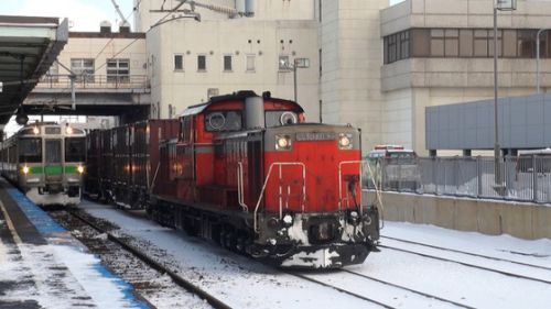 【DD51】《王子製紙苫小牧工場》紙製品輸送貨物列車