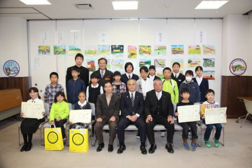 いすみ鉄道絵画展 表彰式