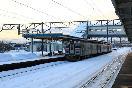江別駅で、G-108編成さん。
