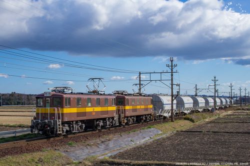 三岐鉄道 ED455&452 501レ 三岐線(保々-東藤原)