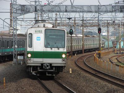 東京メトロ6000系 JR東日本常磐線唐木田行き(代走K運行)