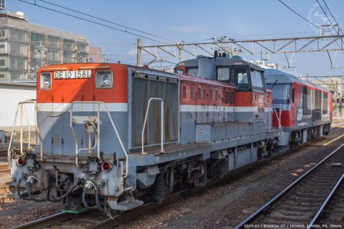 JR貨物 DE10-1581 & DF200-223 8970レ 関西本線(四日市駅)