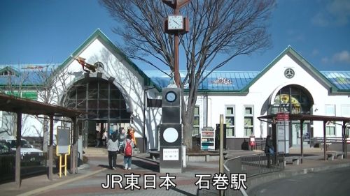 【石ノ森キャラだらけ】石巻駅
