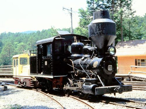 保存鉄道 上松町の 木曽森林鉄道 1994.8.17