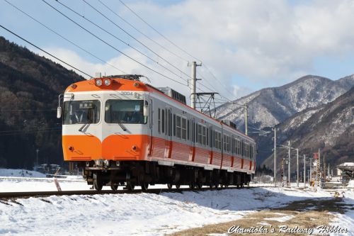 《鉄道写真》(アルピコ交通上高地線)3000形を後追いで撮影