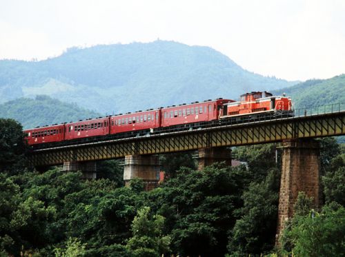 磐越西線から蒲原鉄道へ 1988.9.3