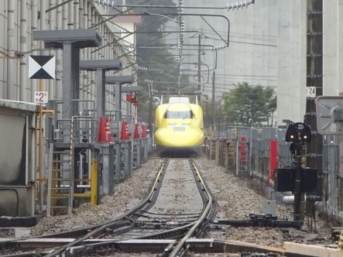 2017年10月の福岡旅行 7 新幹線博多総合車両所公開 その6 ドクターイエロー1
