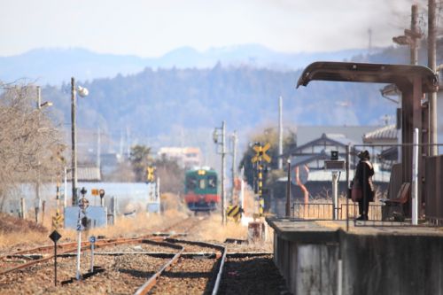 静かな駅