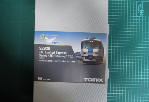 TOMIXの92925 JR485系特急電車(しらさぎY02編成)セット