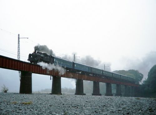 復活SL 大井川鉄道のSL3列車運転 1994.11.3