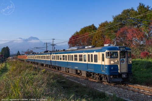 しなの鉄道 115系S3+S16編成 115フェスタ号 北しなの線(黒姫-豊野)