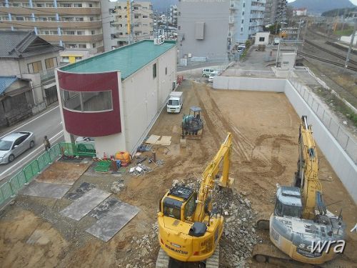 JR東郷駅北口の風景(26)―工事前の面影はすっかりなく