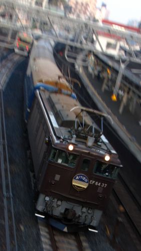 寝台特急 あけぼの 東十条駅付近
