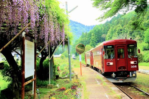 長良川鉄道!湯の洞温泉口駅