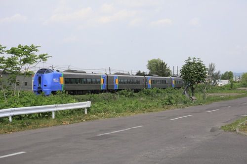 特急・宗谷(名寄駅付近
